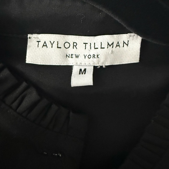 Taylor Tillman Black Dress Size Medium - Picture 2 of 13
